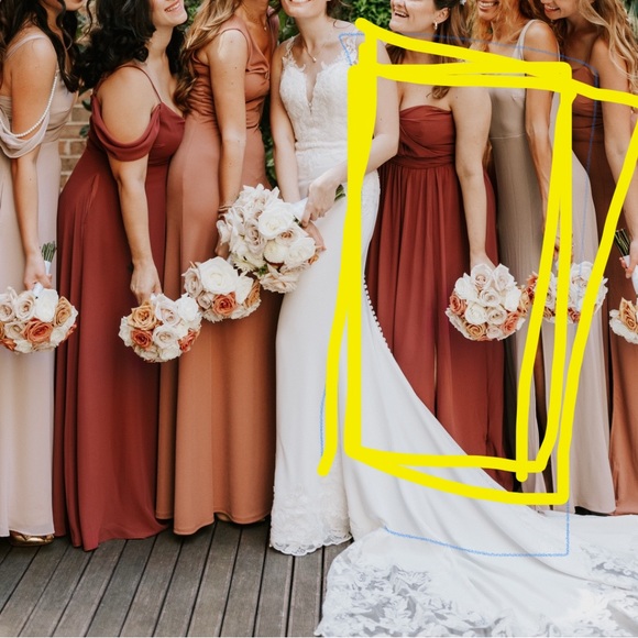 Dresses | Birdy Grey Rosewood Chiffon Adjustable Bridesmaid Dress | Poshmark